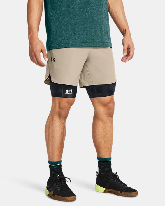 Men's UA Vanish Elite Shorts, Brown, pdpMainDesktop image number 1